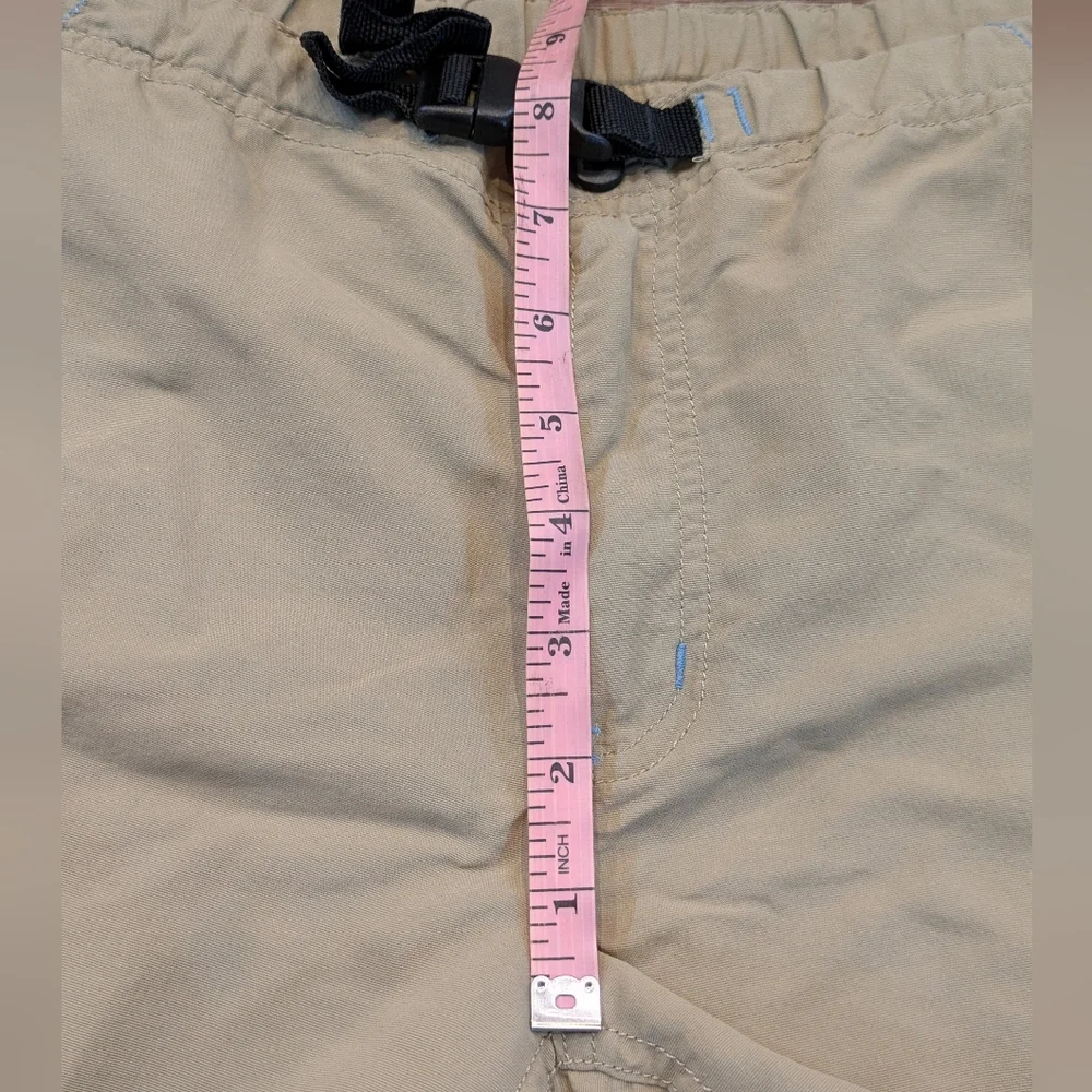 KAVU Men's Belted Hiking River Shorts Outdoor Hiking Casual Tan Quick Dry Sz XL